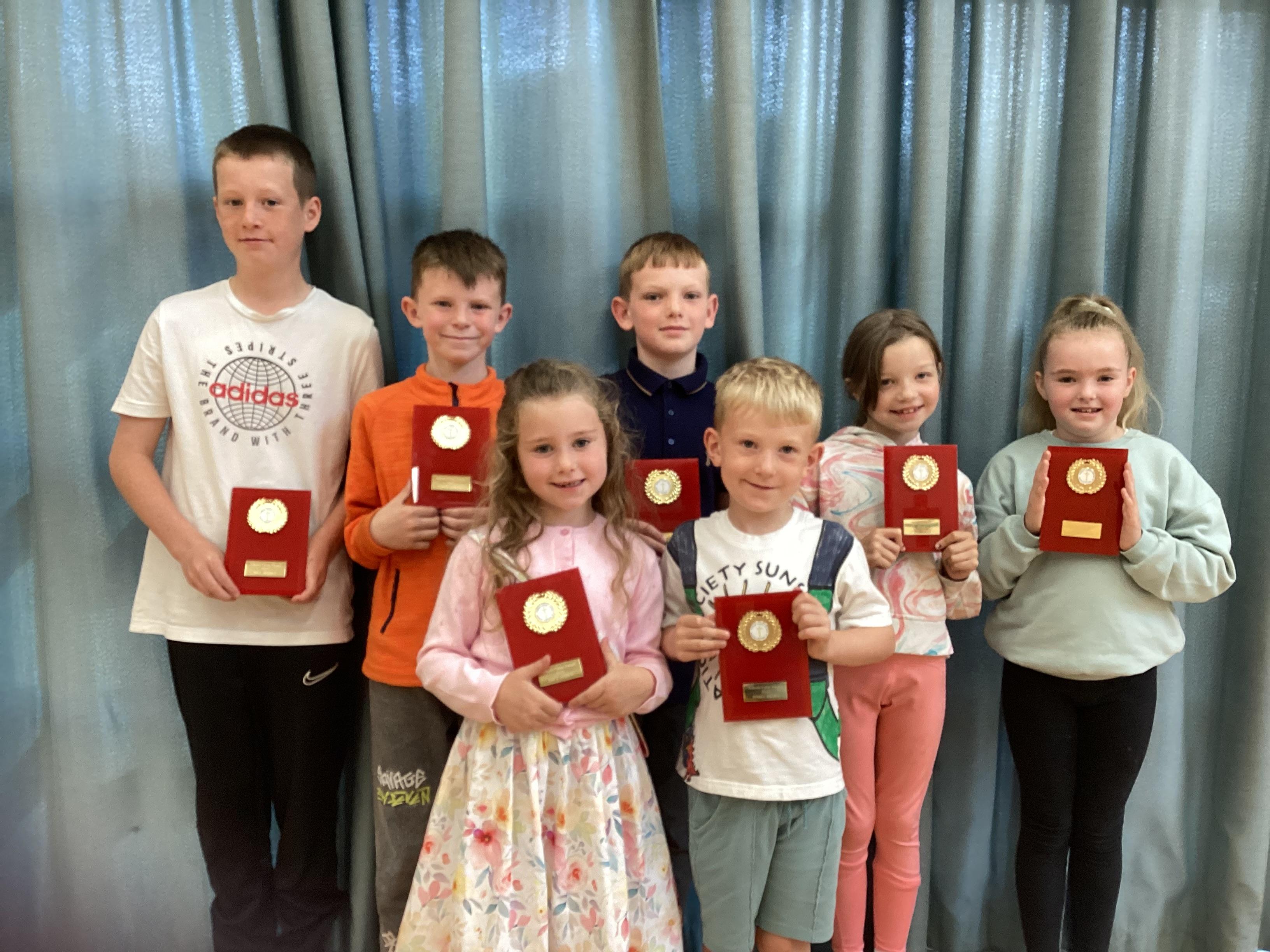 Will, Joseph, Harry, Emily, Marlie, Tommy and Rhea